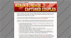 Desktop Screenshot of meninbondage.com